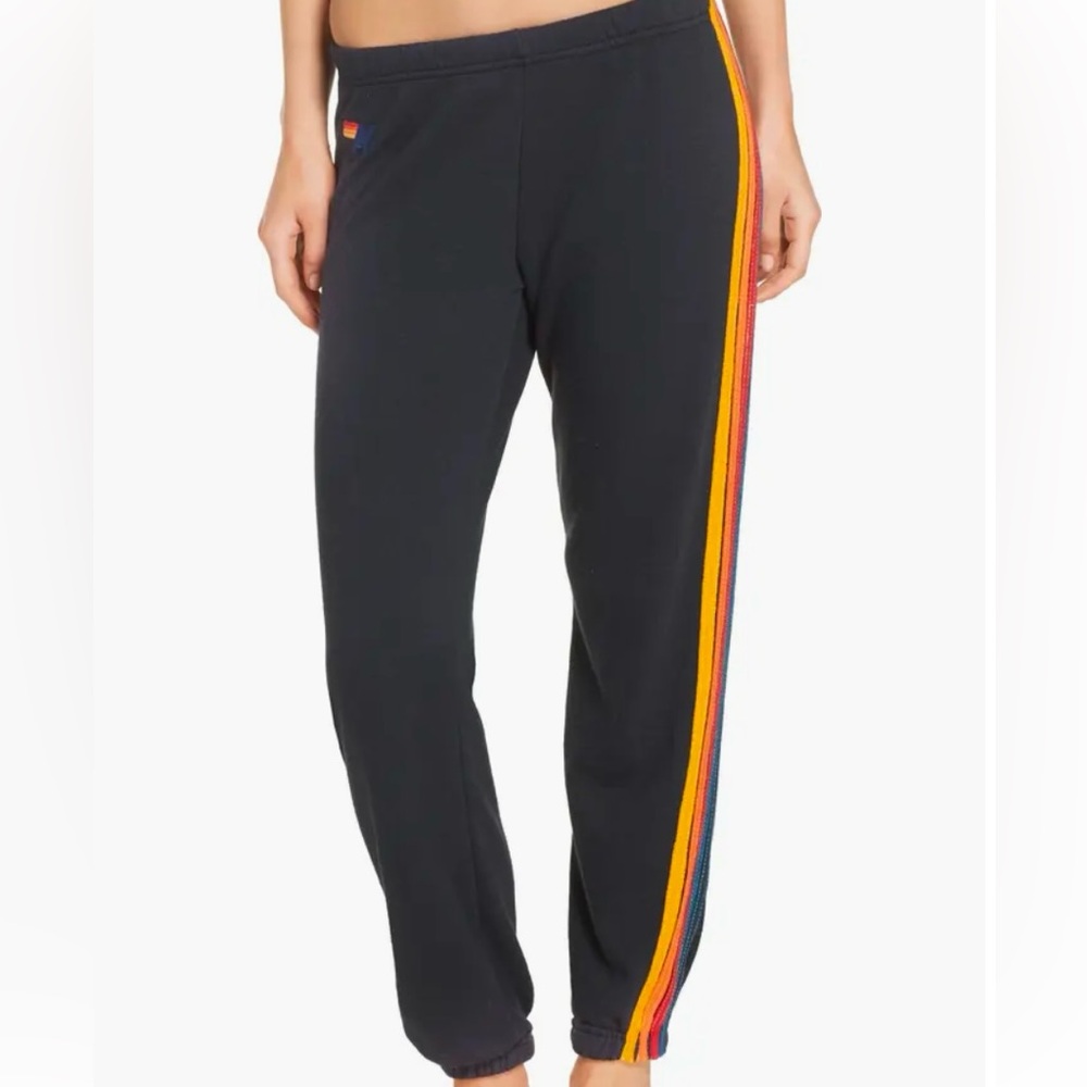 NWT Aviator Nation Stripe Sweatpants SZE Small